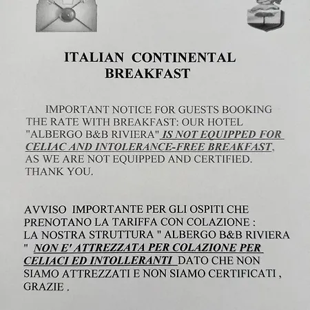Albergo Riviera B&B Rooms & App Sea-View Hotel